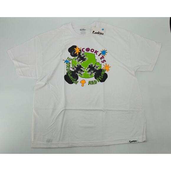 COOKIES SF Berner White T-Shirt 3 Trees High and Rising 2XL - Picture 1 of 4